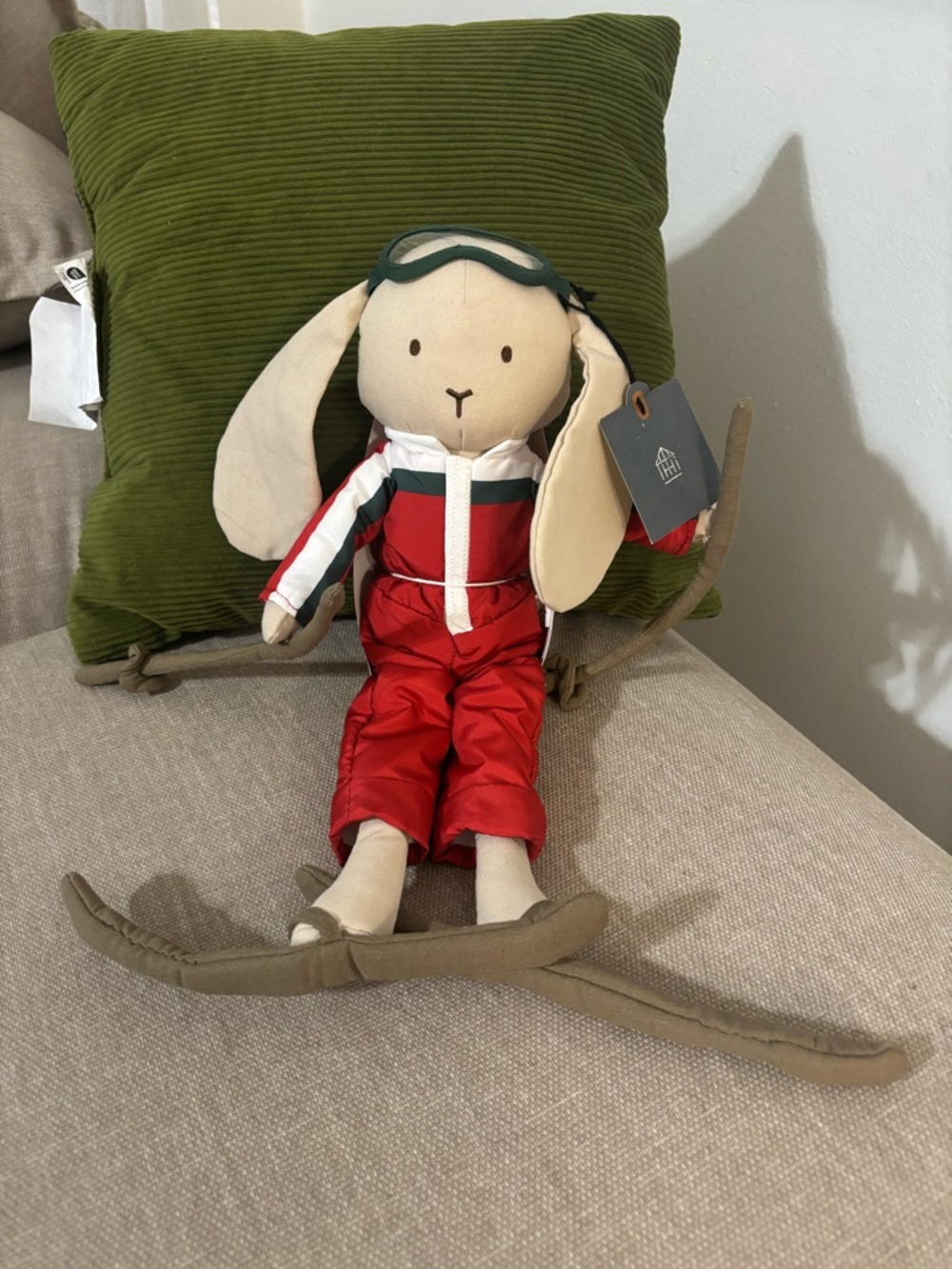 NWT- Hearth and Hand Ski Bunny Plush